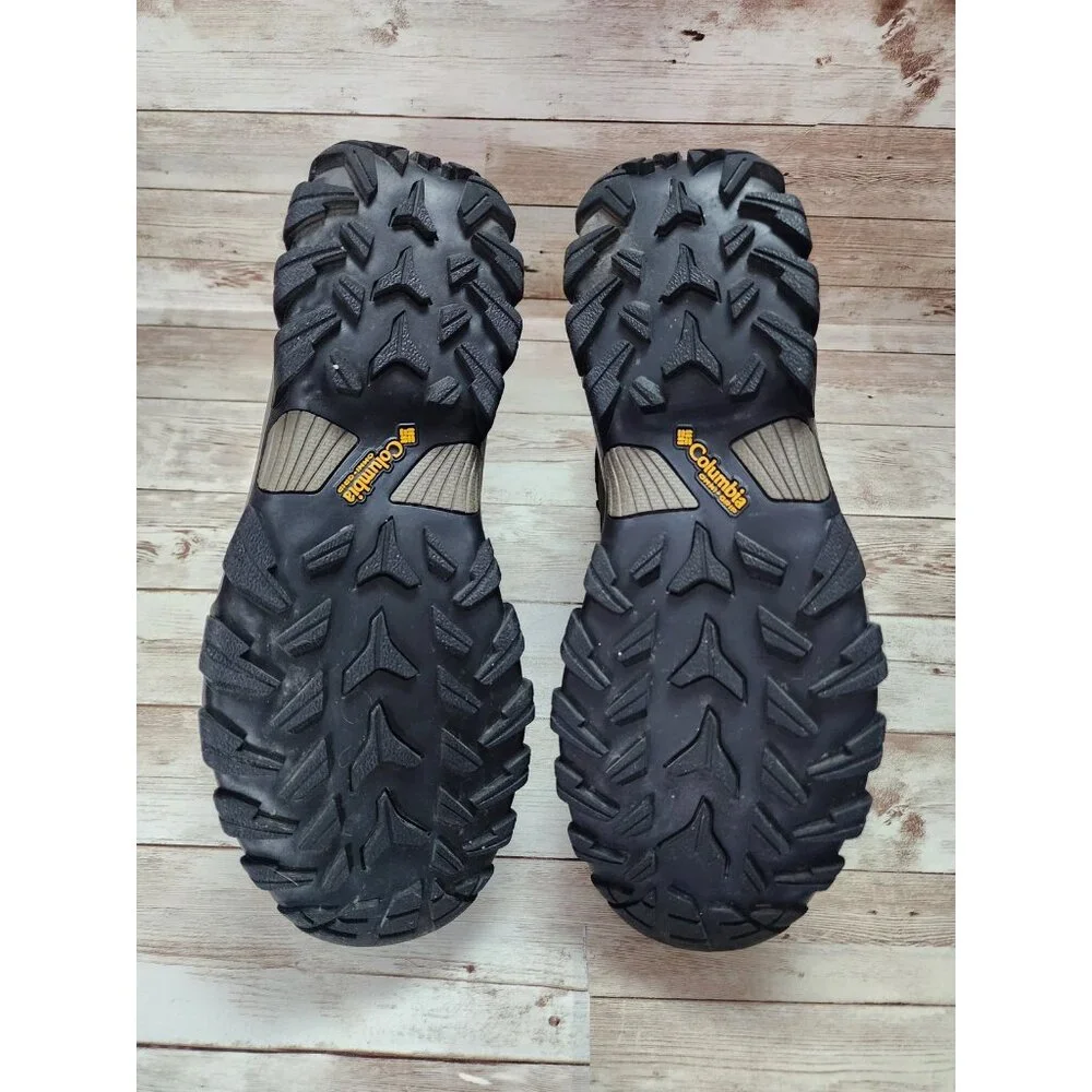 Columbia Newton Ridge 2 Boot Mens 9.5 Mid Brown Leather Hike Waterproof BM3970 - Picture 5 of 9